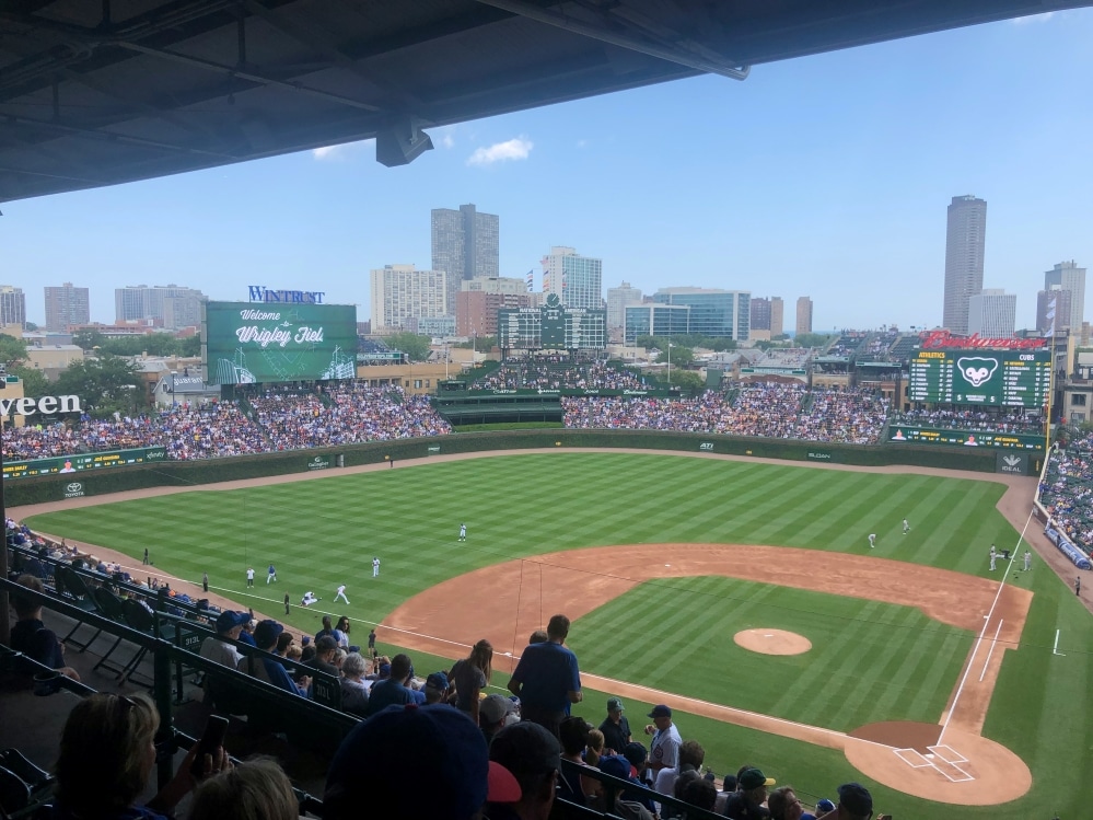 Wrigley baseball field