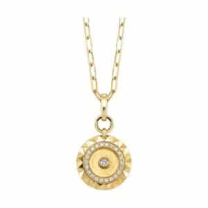 14K YELLOW GOLD DIAMOND NECKLACE NK10321-4YC