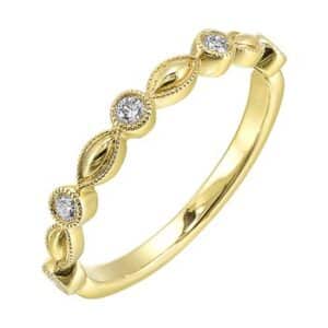 14K YELLOW GOLD DIAMOND RING RG13474-4Y89