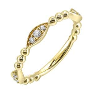 14K YELLOW GOLD DIAMOND RING RG13476-4Y89