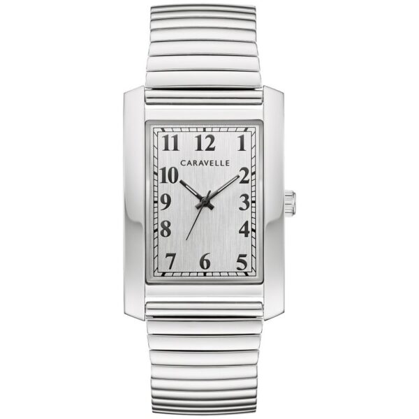 CARAVELLE RECTANGULAR DIAL WATCH 43A157