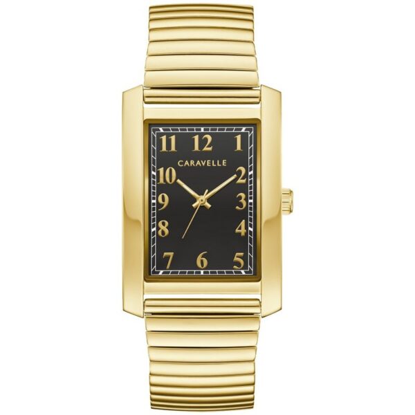 CARAVELLE RECTANGULAR DIAL WATCH 44A122