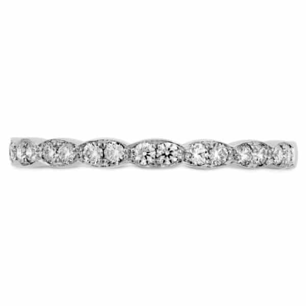 HEARTS ON FIRE LORELEI FLORAL DIAMOND BAND HBAFLOREL00208W-C