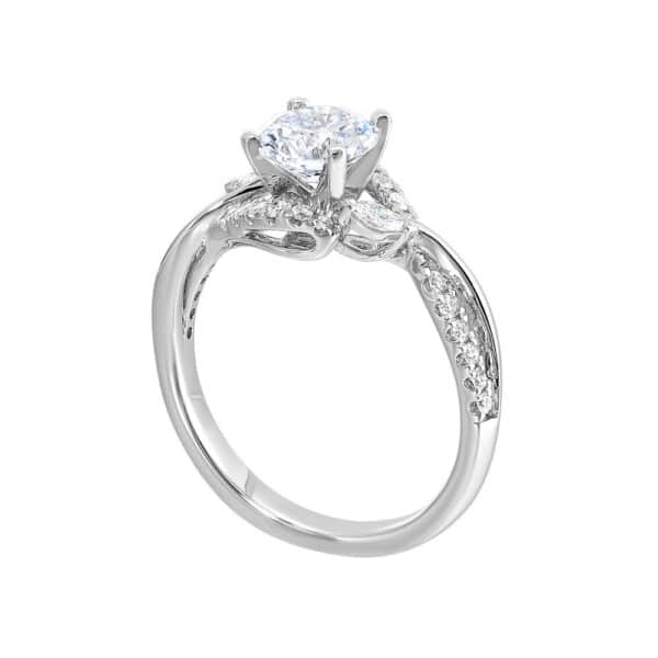 14K PERFECT LOVE SEMI-MOUNT ENGAGEMENT RING W1772RN100SM-4W89 - Image 3