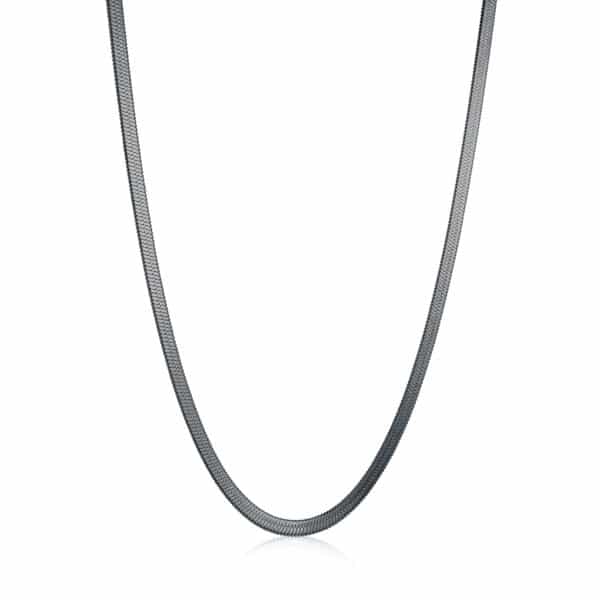 ITALGEM STEEL 20" HERRINGBONE NECKLACE SGN31-20