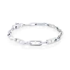 ITALGEM STEEL 8" H-LINK BRACELETS SMB699-8