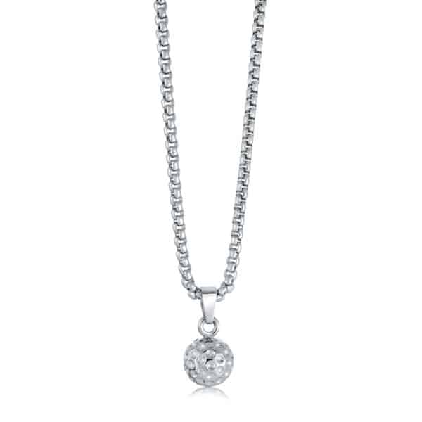 ITALGEM STEEL GOLF BALL NECKLACE SP425 - Image 2