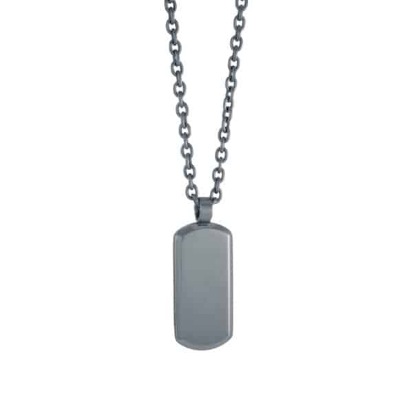 ITALGEM STEEL CHECKERED DOG TAG SP388 - Image 2