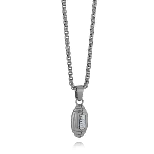 ITALGEM STEEL EVIL EYE NECKLACE SP332 - Image 2