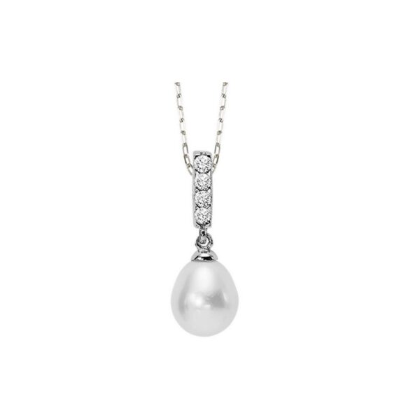 STERLING SILVER PEARL PENDANT 253P01-SS - Image 5