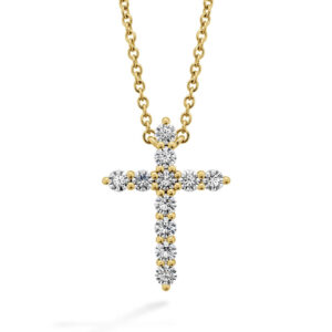 HEARTS ON FIRE SIGNATURE CROSS PENDANT - LARGE HFPSIGCR00508Y