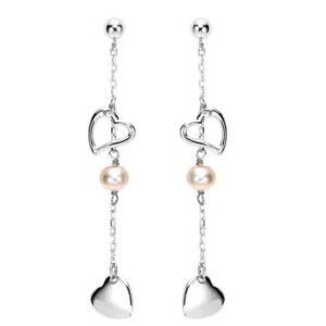 STERLING SILVER PEARL EARRING 1145E01-SS
