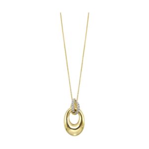 14K YELLOW GOLD DIAMOND PENDANT PD10982-4YC