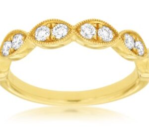 14K YELLOW GOLD DIAMOND BAND YB4102N
