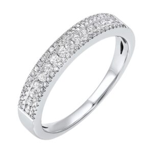 14K WHITE GOLD DIAMOND RING RG10650-4WB