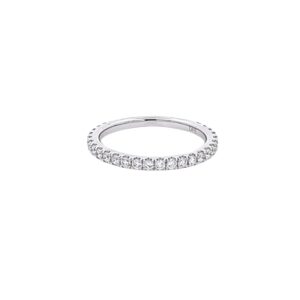 14K WHITE GOLD DIAMOND BAND W902N