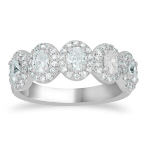 14K WHITE GOLD FANCY DIAMOND RING W901240