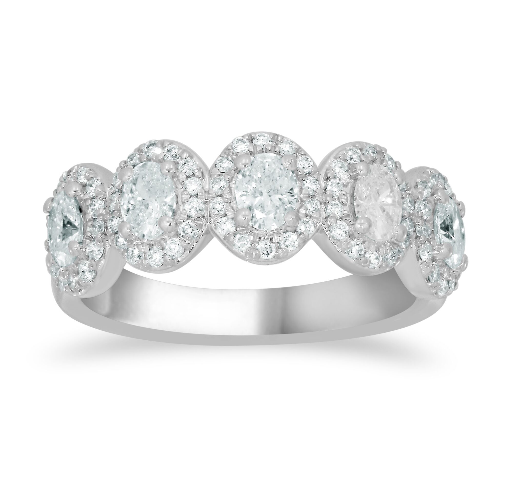 14K WHITE GOLD FANCY DIAMOND RING W901240