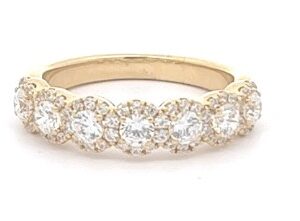 14K YELLOW GOLD FANCY DIAMOND RING YB9458N