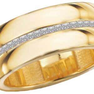 14K YELLOW GOLD DIAMOND BAND 113182-7Y