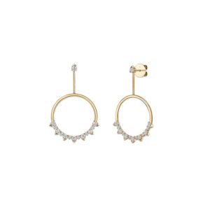 HEARTS ON FIRE AERIAL SUNRISE DROP EARRINGS UU32267YGHV195