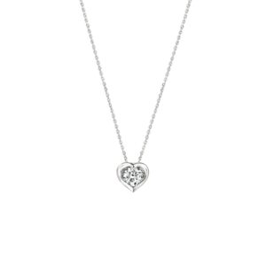 HEARTS ON FIRE WHIMSICAL HEART SINGLE DIAMOND PENDANT NECKLACE UU31628WGHV0201700