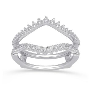 14K WHITE GOLD DIAMOND JACKET W902135