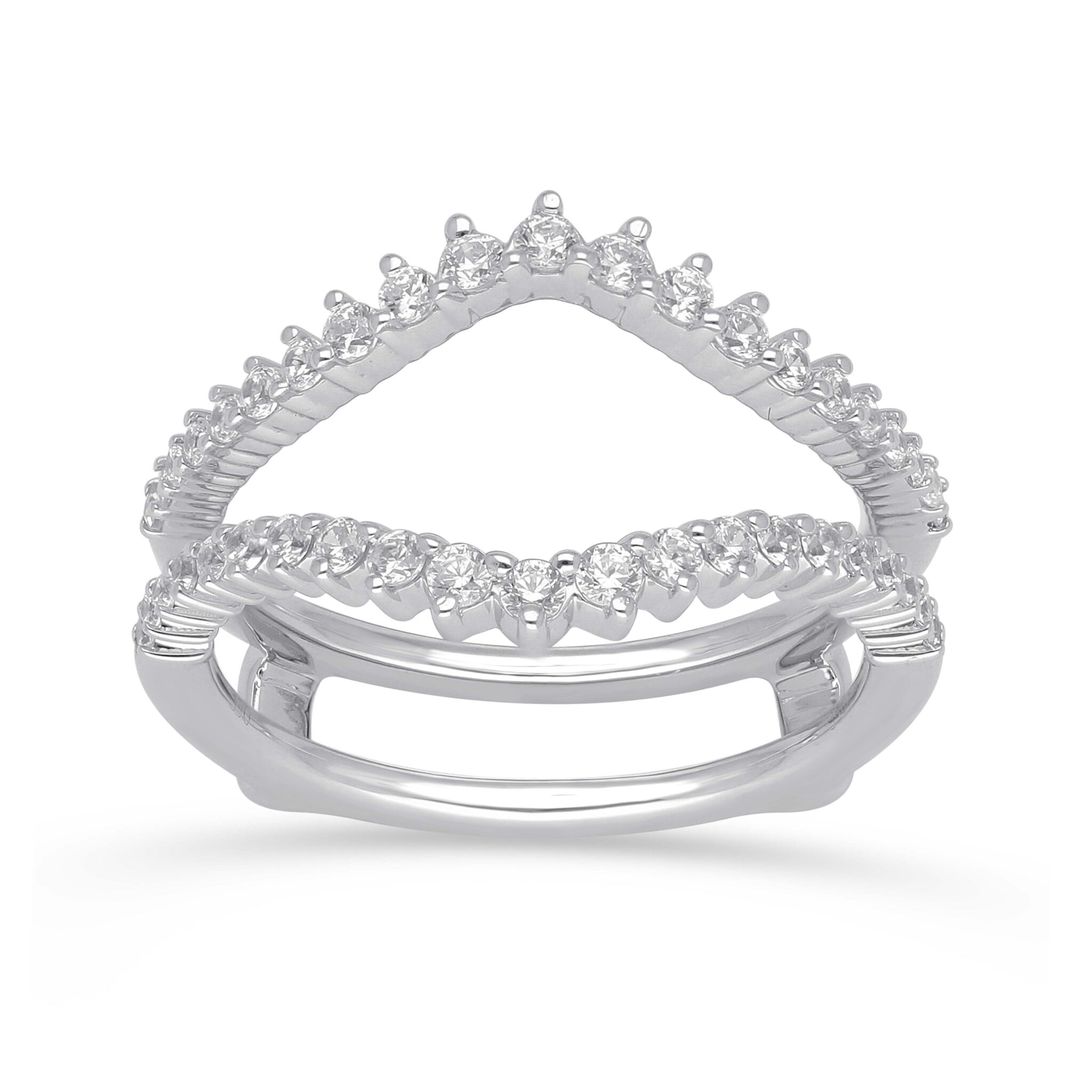 14K WHITE GOLD DIAMOND JACKET W902135