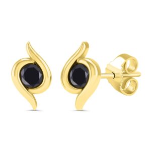 BLACK DIAMOND STUD EARRINGS 2234830250Y