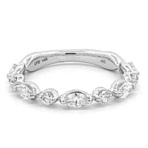 WHITE GOLD DIAMOND WEDDING BAND W901491