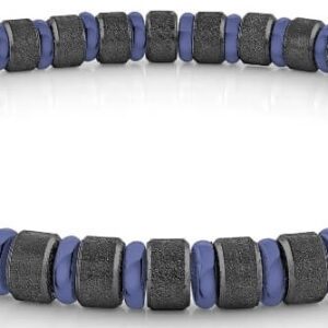 ITALGEM STEEL 5MM BEADED BRACELET BB-314-8