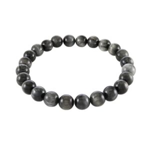 GREY EAGLE EYE BEAD BRACELET BB-359-M