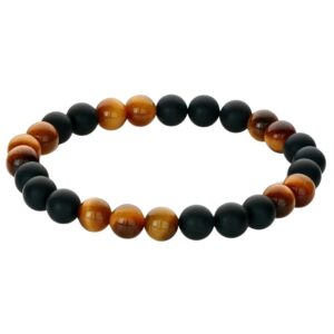 ITALGEM STEEL MULTI BEADED BRACELET BB-113-M