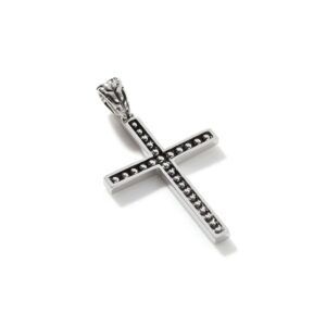JOHN HARDY JAWAN CROSS PENDANT NECKLACE NB999653X20