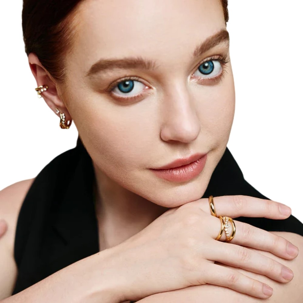 ANIA HAIE GOLD SPARKLE RING R056-02G-56 - Image 3