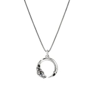JOHN HARDY NAGA PENDANT NECKLACE NMS603641BSPX22