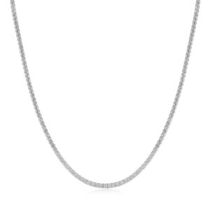 ANIA HAIE SILVER PAVE NECKLACE N058-05H