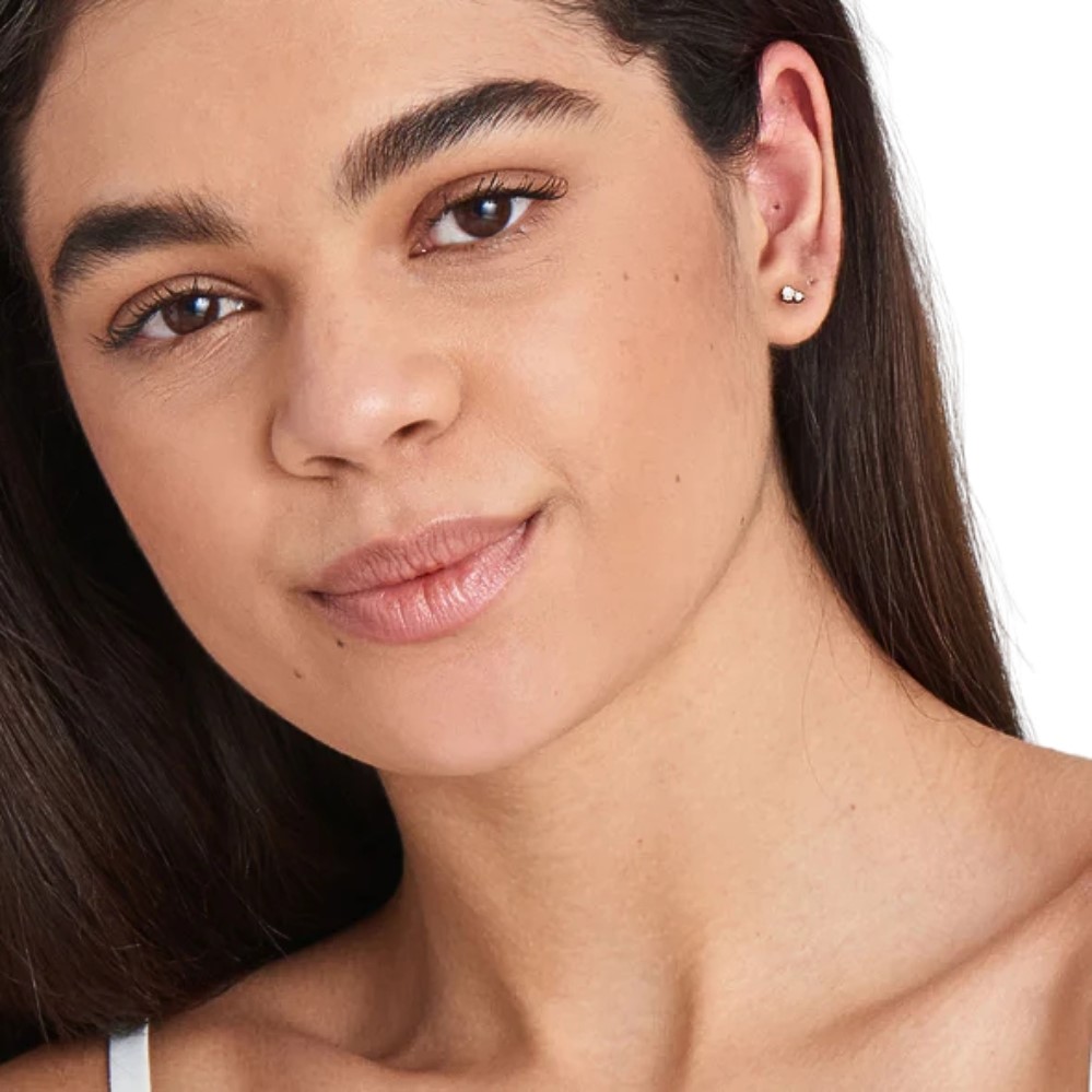 ANIA HAIE SILVER MOP AND KYOTO OPAL STUD EARRINGS E034-02H - Image 2