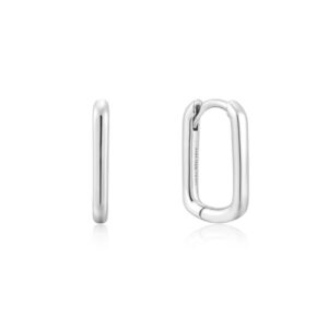 ANIA HAIE SILVER LARGE OVAL HUGGIES E059-08H