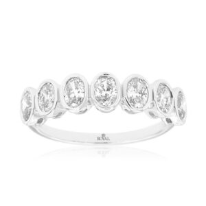 WHITE GOLD DIAMOND WEDDING BAND WH2519D