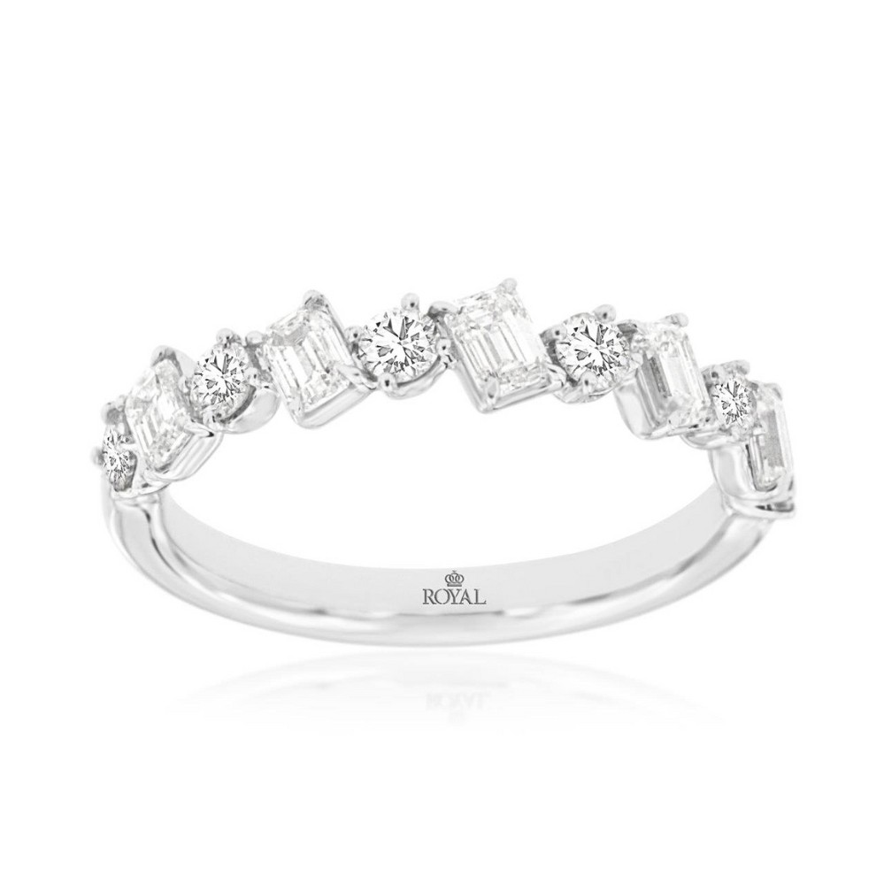 WHITE GOLD DIAMOND WEDDING BAND WH2607D