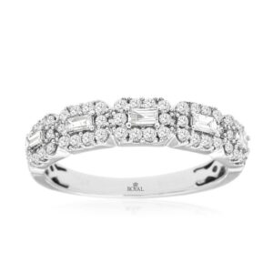 WHITE GOLD DIAMOND WEDDING BAND WH2263D