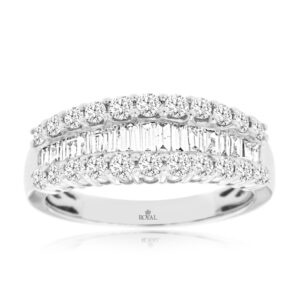 WHITE GOLD DIAMOND WEDDING BAND WH2151D