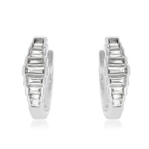 WHITE GOLD DIAMOND EARRINGS WH2047D