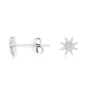 WHITE GOLD DIAMOND EARRINGS WH3362D