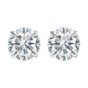 WHITE GOLD DIAMOND EARRINGS SE3025-4WF