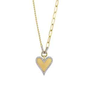 YELLOW GOLD DIAMOND NECKLACE NK10559-4YSC