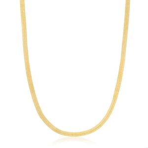 ANIA HAIE GOLD FLAT SNAKE CHAIN NECKLACE N046-01G