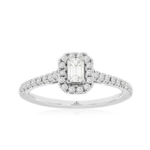 WHITE GOLD DIAMOND ENGAGEMENT RING WH1323D
