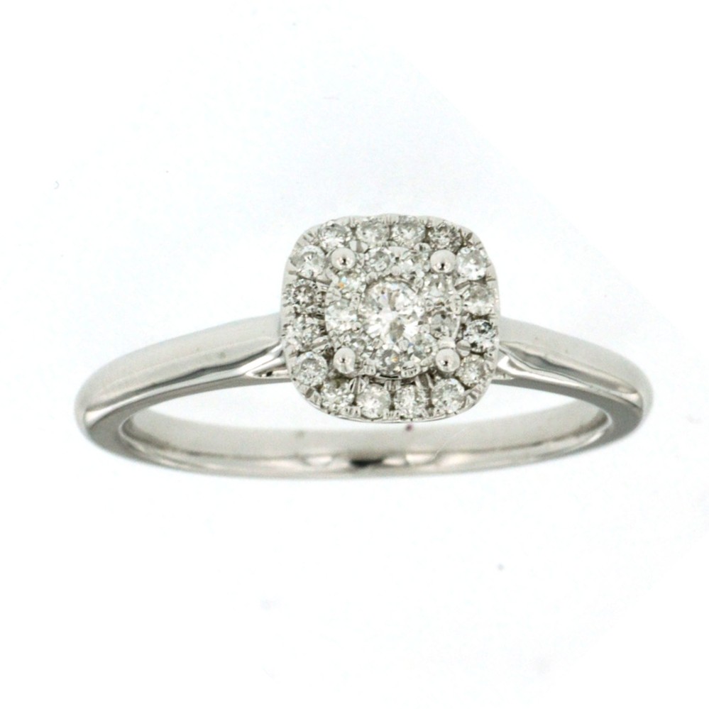 WHITE GOLD DIAMOND RING WC7037D